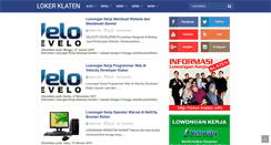 Desktop Screenshot of loker.klaten.info